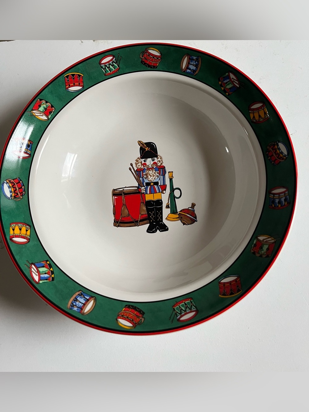 Vintage 1994 International Tableworks Holiday Spirit Serving Bowl by Bob Timber